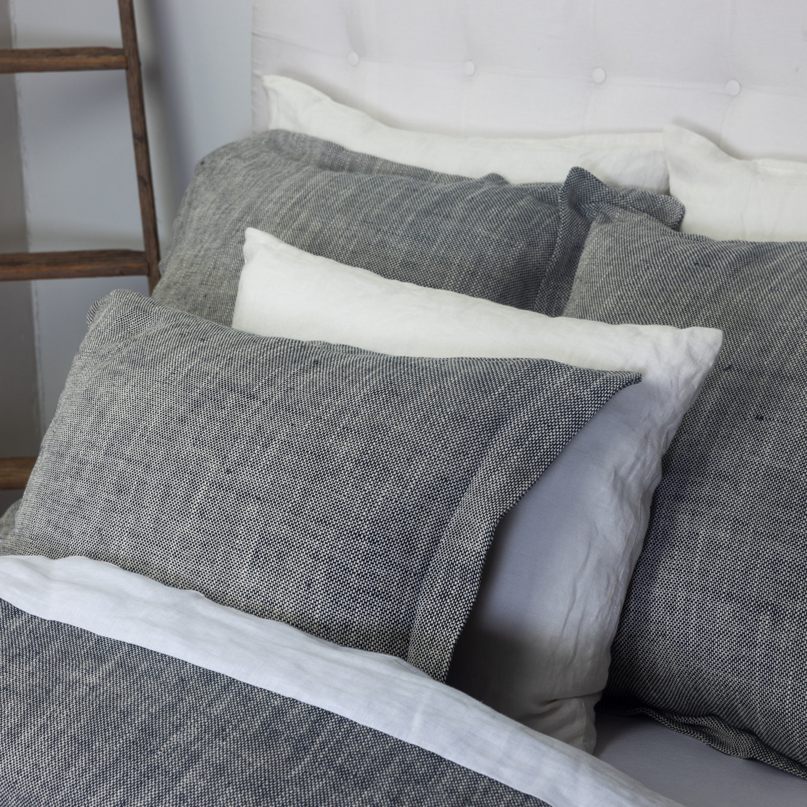 Sensa Cotton Shams, Euro, Indigo
