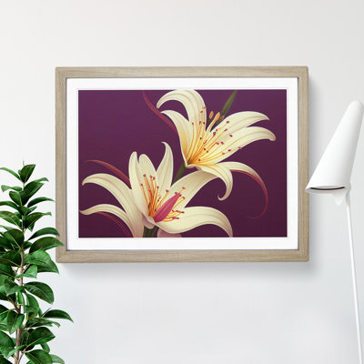 Dazzling Lily Flowers - Framed Print