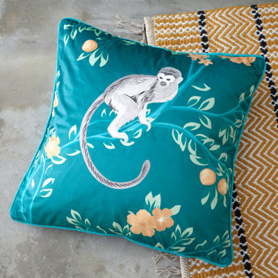 Tropical Monkey Cushion