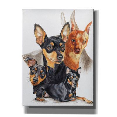" Miniature Pinscher Medley " by Barbara Keith