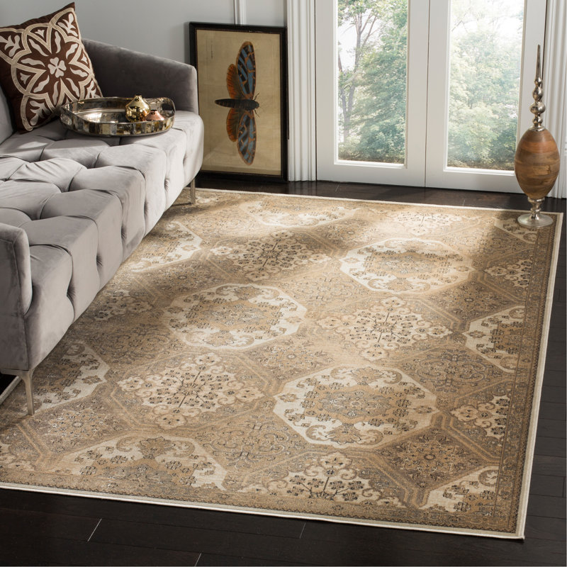 Pitcairn Vintage Performance Geometric Rug, Rectangle 8' x 10'
