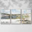 Western Lake Study II, reproduction sur toile 3 pièces-2024205798-2024205792