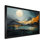 Gris et jaune, paysage de montagne abstrait III - paysage abstrait
