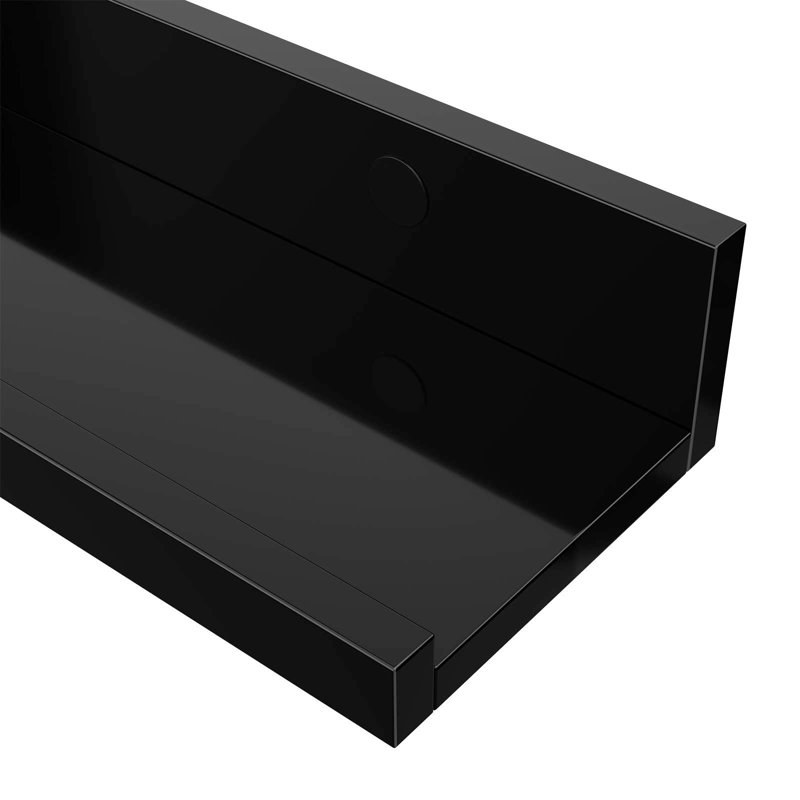 Ifeanyi 3 Piece Picture Ledge Wall Shelf, Black