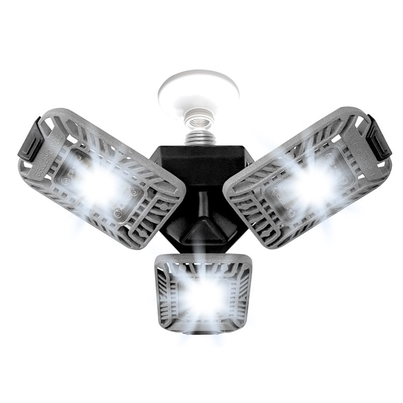 Bell+Howell Triburst Multi-Directional 2000 Lumens Light, Screws Onto Any Standard Light Socket