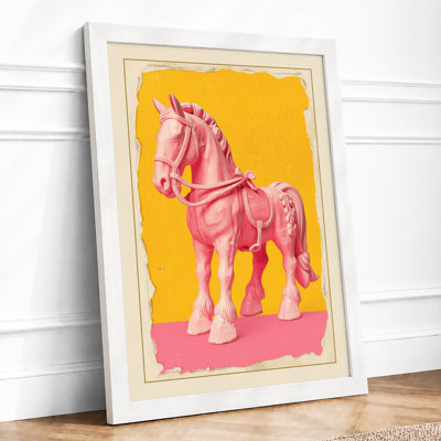 Decorated Pony Modern - Framed Print