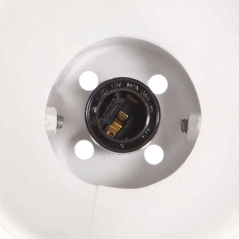 Julie Industrial Wall Lamp, Natural, White