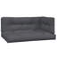  Ensemble de canapé palette en bois d'acacia avec coussins noirs-2004648560-2004648562-2004648575