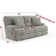 Eliava 93'' Zero Gravity Reclining Sofa