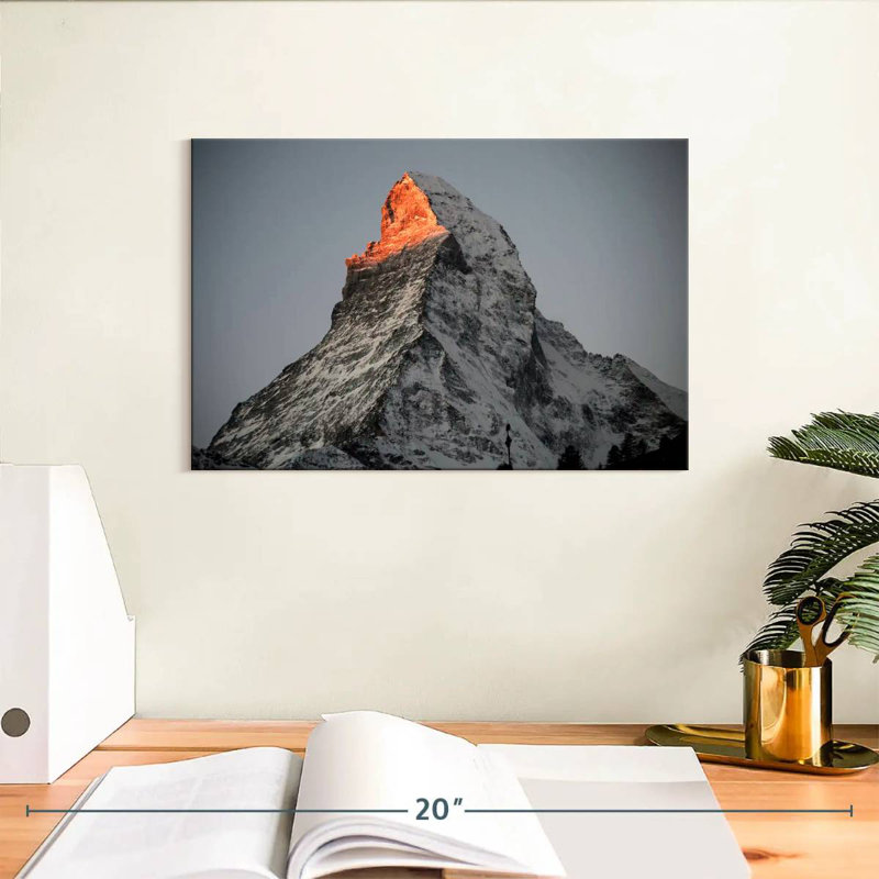 Hannes Zermatt Mountain Glow, H 8 po x l 12 po
