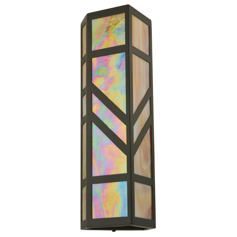 Santa Fe 1 - Light Flush Mounted Sconce, 22" H x 7" W x 6.5" D