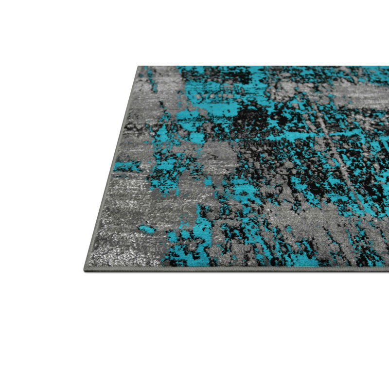 Abstract Indoor Rug, Rectangle 8' x 10'