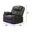 Challenger Modern LED Power Recliner Set With Bluetooth Speakers And Cup Holders, Perfect For Contemporary Living-1261646885