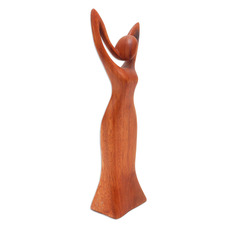 Sculpture en bois faite à la main Latitude Run®