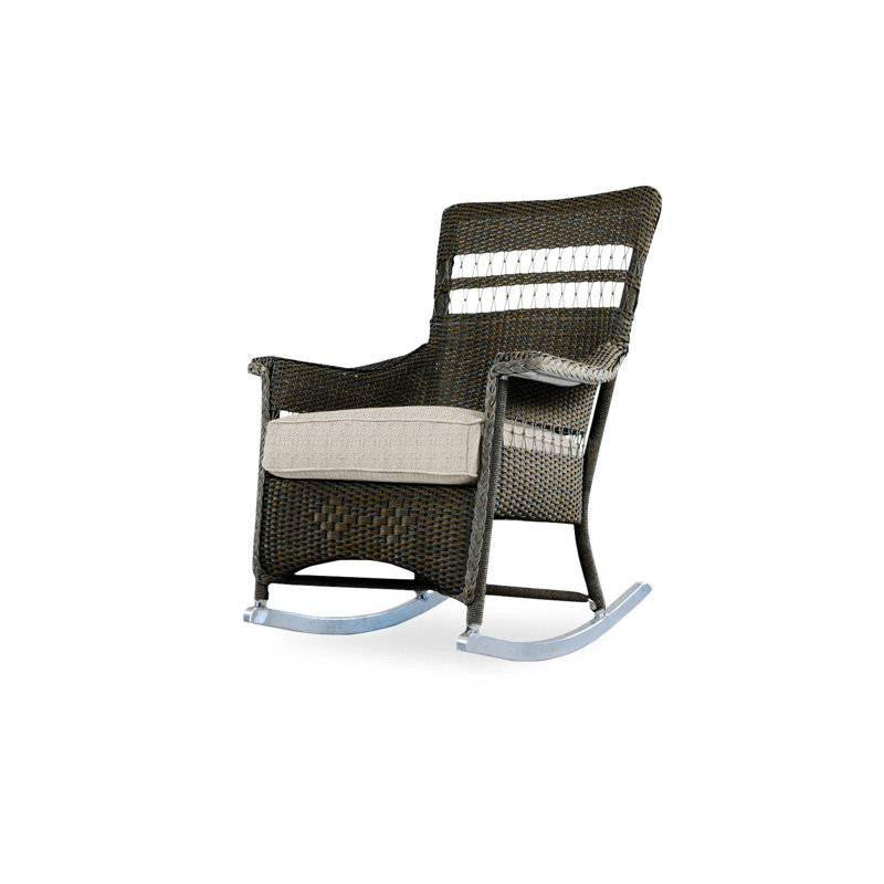 Nantucket Outdoor Rocker Chair, Sandberg Dove, Mink