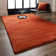 Taiwo Shaggy Orange Area Rug