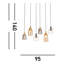 Ashtabula 6 - Light Statement Chandelier