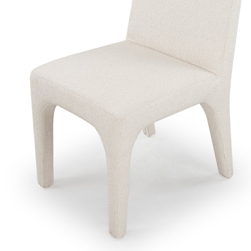 Maricelle Boucle Dining Chair, Tan