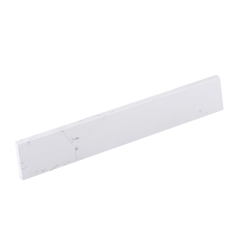 21,25 po Carrara blanc en pierre d'ingénierie pour comptoir de meuble-lavabo
