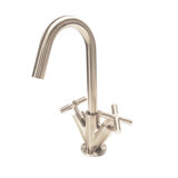 Cigno Single Hole Bathroom Faucet with Drain Assembly
