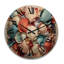 Horloge murale en bois massif Mathura-2089043208