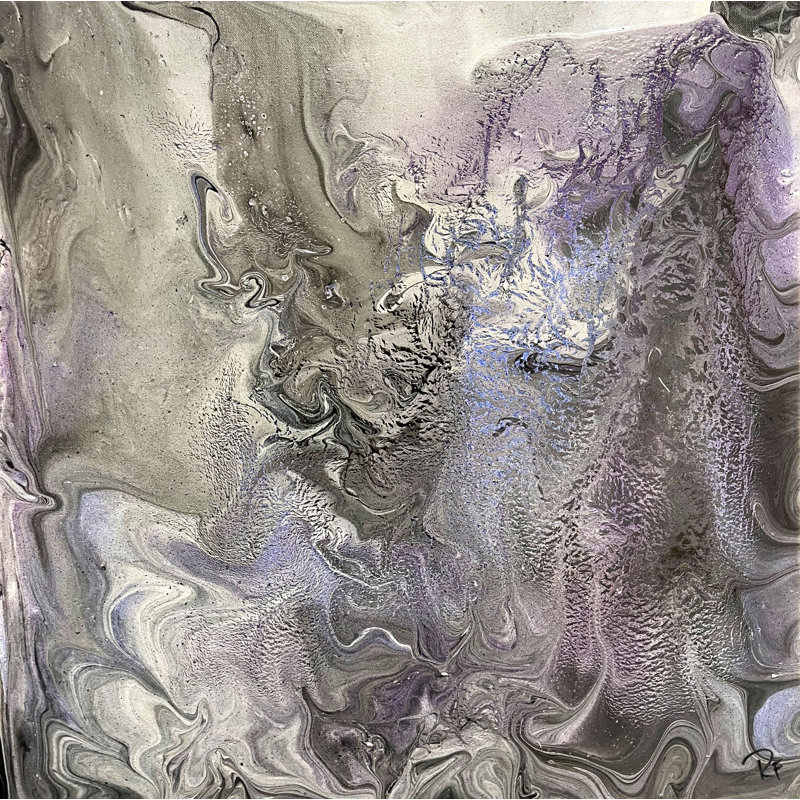 Moutain Fog by Rachel Farmer - Artist Enhanced Canvas Print, 26" H x 26" W x 1" D, Wrapped Canvas