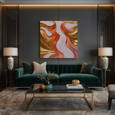Art mural abstrait sur toile 37