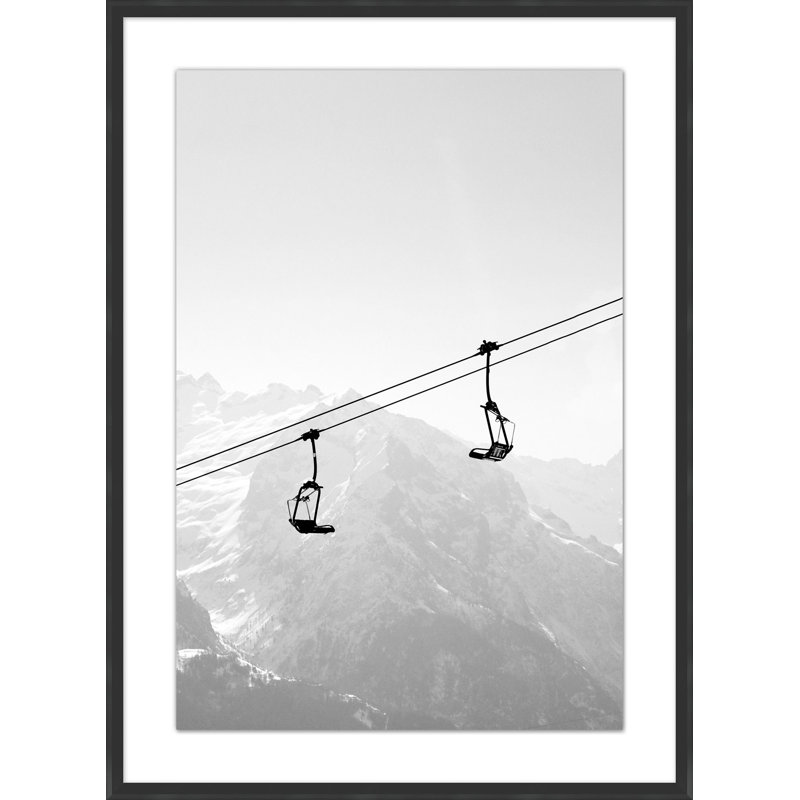 Ski Lift Diagonal 2 Print