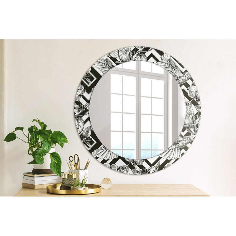 Huldar Glass Flat Wall Mirror