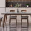 Ensemble de table et chaises gris-109666081
