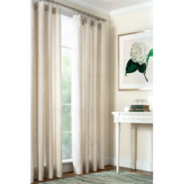Solano Semi-Sheer Linen Curtain & Reviews