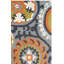 Tapis bleu / orange tissé à la main Columbus-17596710