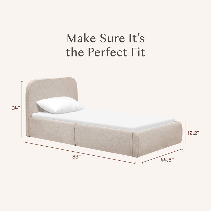Nara Twin Bed, Performance Beach Eco-Weave, Twin