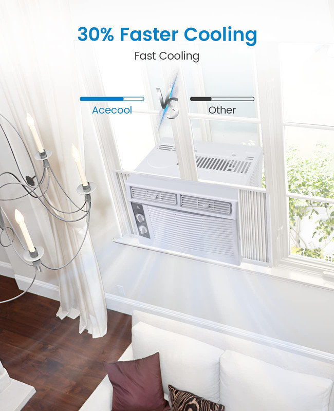 NANAN 5000 BTU Window Air Conditioner