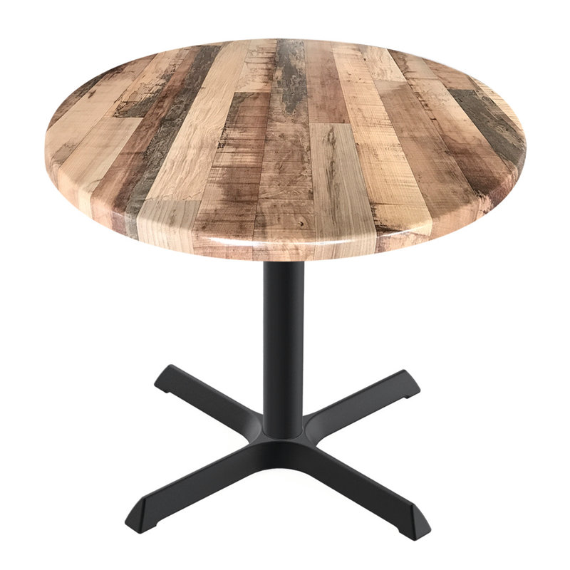 30" Tall, Indoor/Outdoor Table, 30" L x 30" W, Rustic