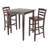 Ahner 2 - Person Solid Wood Solid Wood Top Four Leg Dining Set
