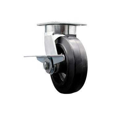 Kingpinle Swivel Caster with Brake Service Caster