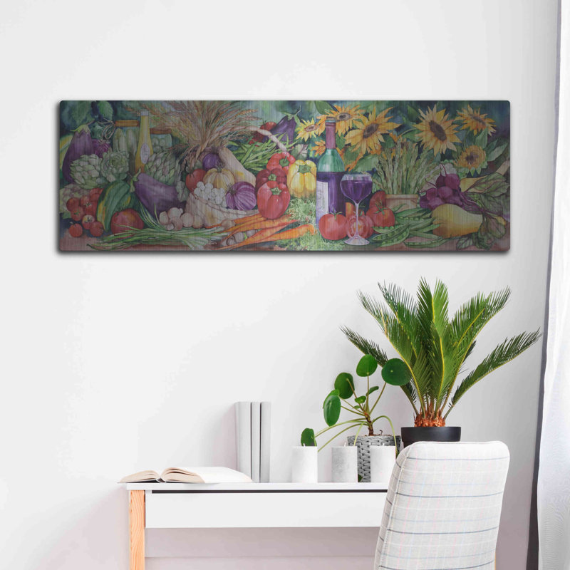"Mélange de légumes" par Danhui Nai, H 16 po x l 48 po