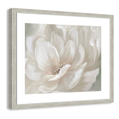 Peach Perfect' Framed Acrylic Painting Print