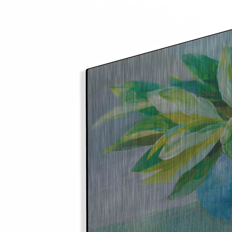 «Plant Still Life» par Danhui Nai, art mural en métal, H 12 po x l 16 po