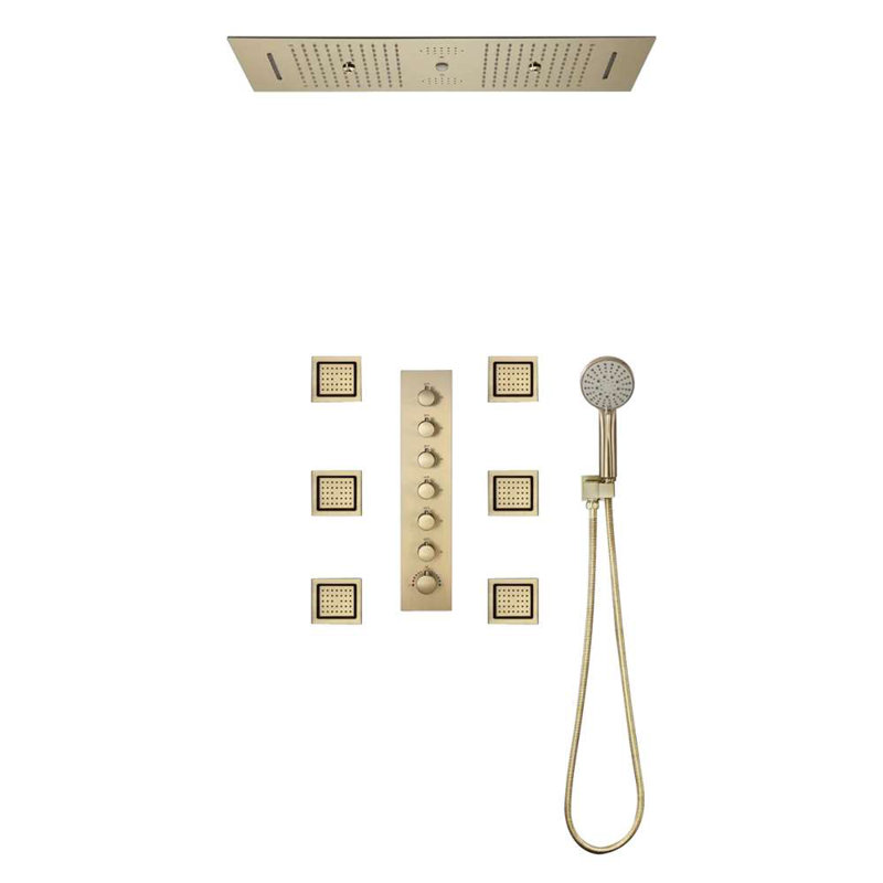 Ravenna Touch Panel Controlled Thermostatic Shower System for Precise Control