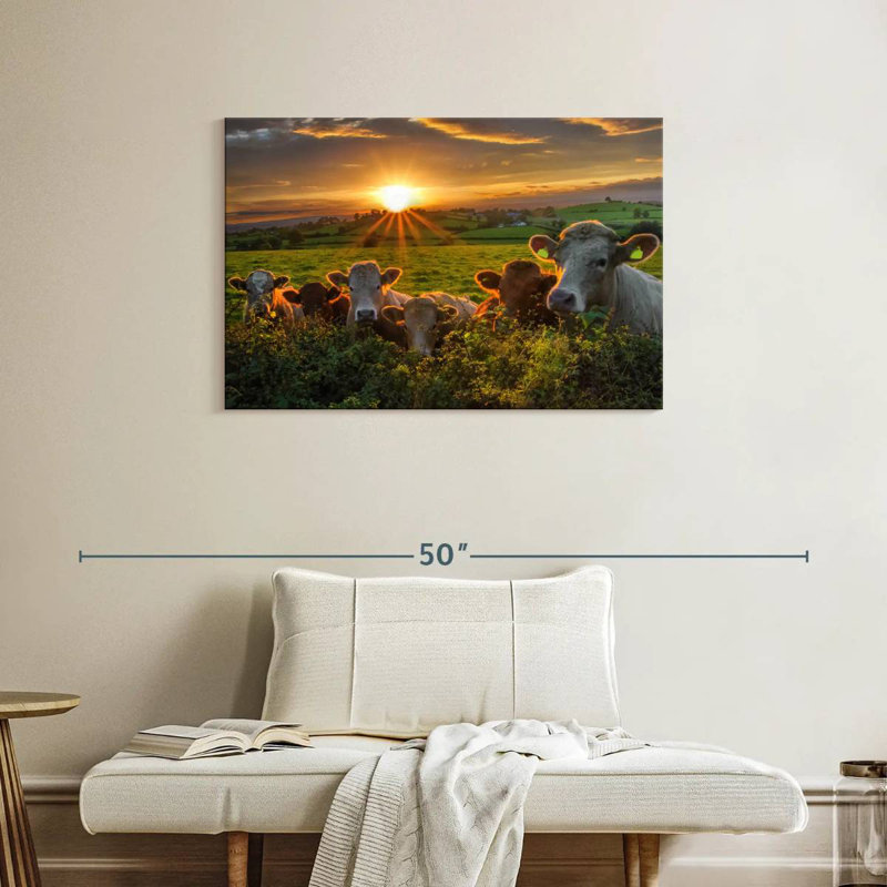 Brampt Sunset Cows