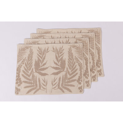 Napperons Forest Ferns (ensemble de 4)