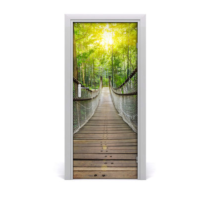 Suspension Bridge Door Decal