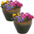 Chalet Ceramic Outdoor Planter-765208647-765246697
