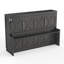 Lit escamotable double avec bureau, station de charge USB, gris foncé-123833715-123833718