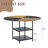 Modern Circular Dining Table With Double-Layer Storage