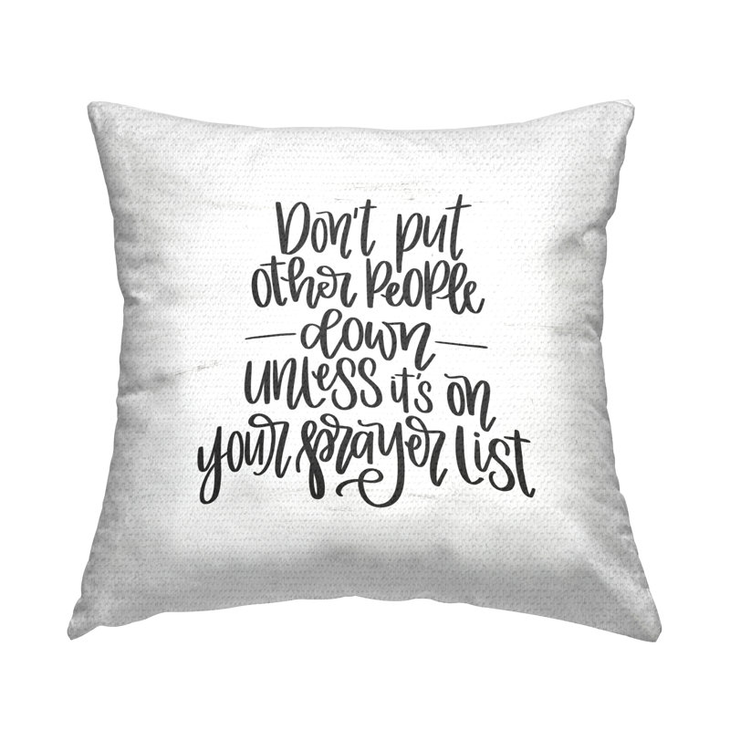 Coussin d'extérieur «Don't Put d'autres Down»