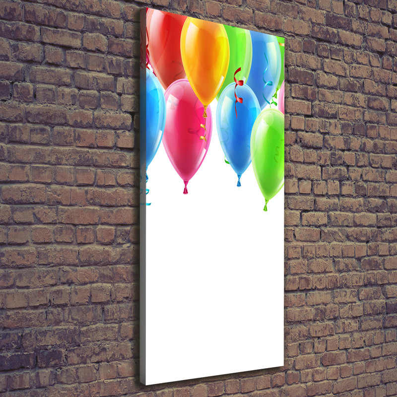 Colourful Balloons - Wrapped Canvas Print