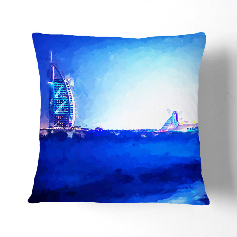 Square Cushion, 40cm H x 40cm W x 15cm D, Stone